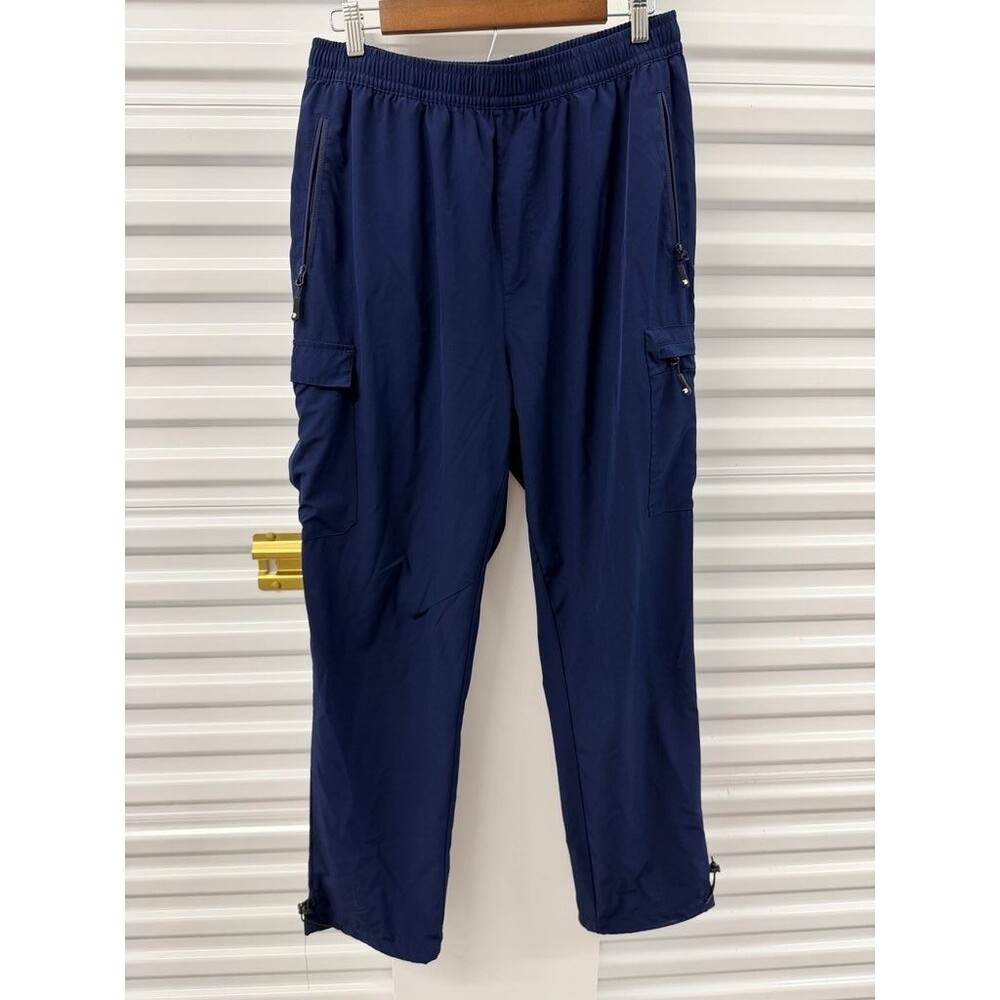 Outdoorsports Men's Cargo Pants - Navy Blue, Size XL